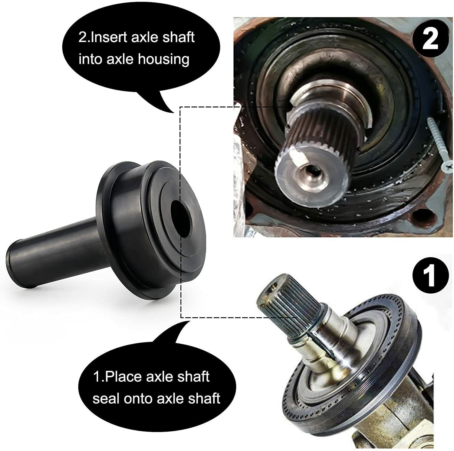 6695 Axle Shaft Oil Seal 4X4 Wheel Knuckle Vacuum Installer For 1998-2004 Ford