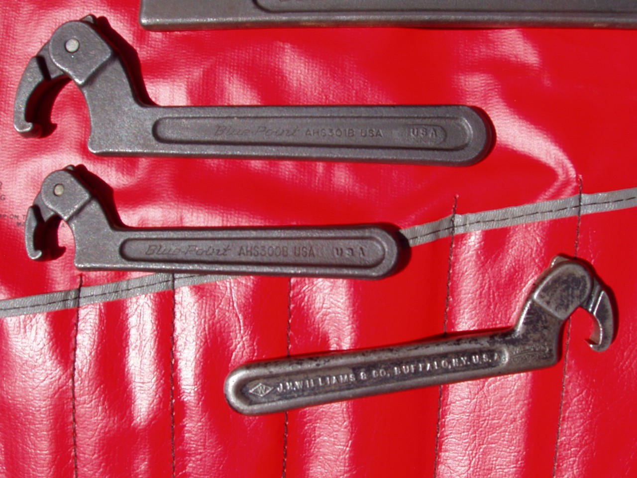 BLUE POINT HOOK SPANNER WRENCH SET AHS300 AHS301 AHS304 AHS307 + 1 WILLIAMS