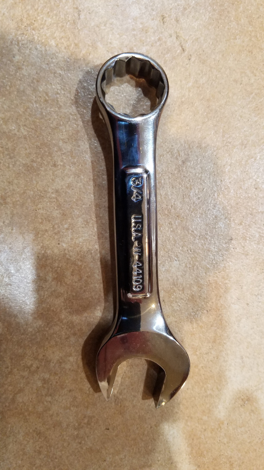 Craftsman VV Series 44109 3/4-in Stubby Combination Wrench 12 Point USA NEW