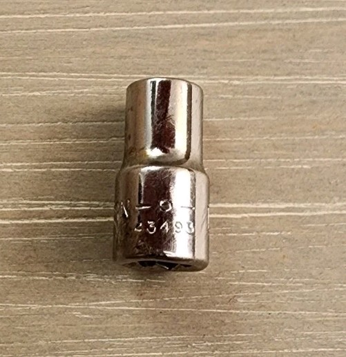 Craftsman USA 1/4 Socket 6 Point 1/4″ Drive Inverted G 43493
