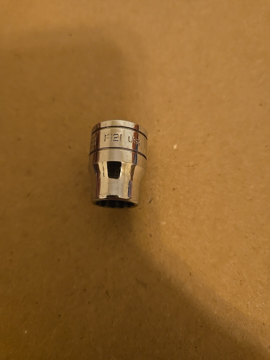 Snap On 3/8″ Drive 3/8″ 12PT SAE Shallow Chrome Socket F121