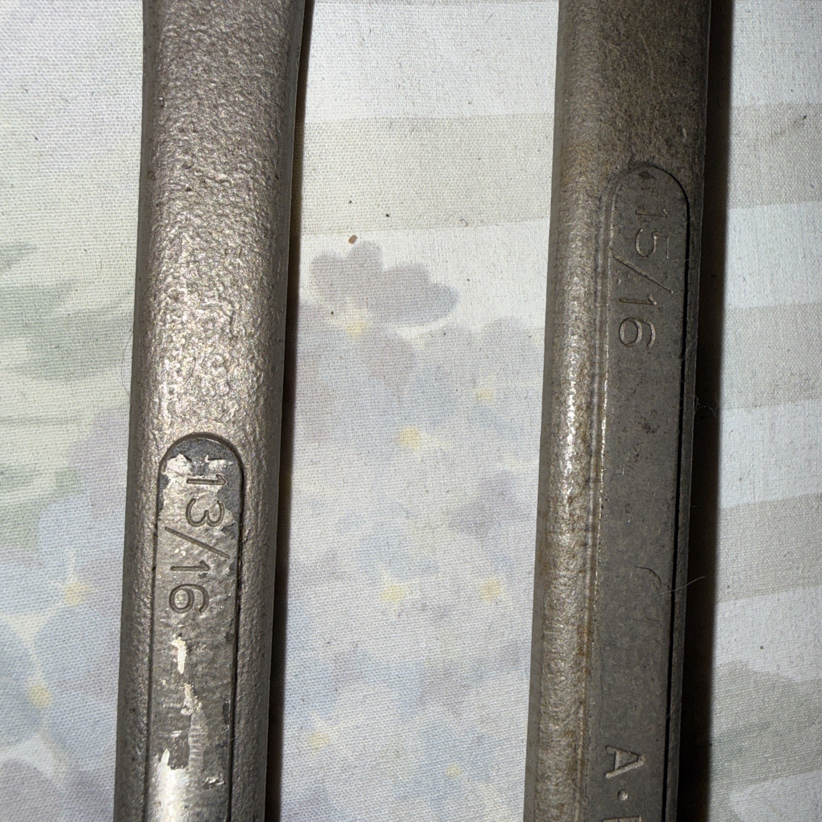 Vintage Artisan Box End Wrench’s #5&6. 15/16-1” And 13/16-7/8.