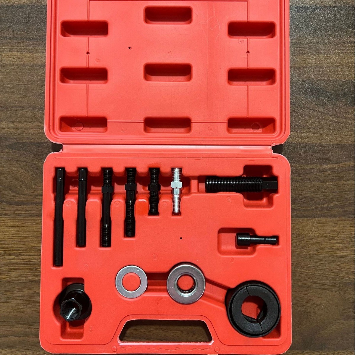 13Pcs Power Steering Pump Pulley Puller Remover & Alternator Installer Tool Kit