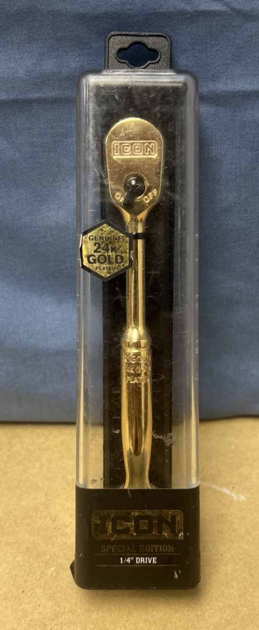 ICON 1/4″ Ratchet 24K Gold Plated Special Edition 59786