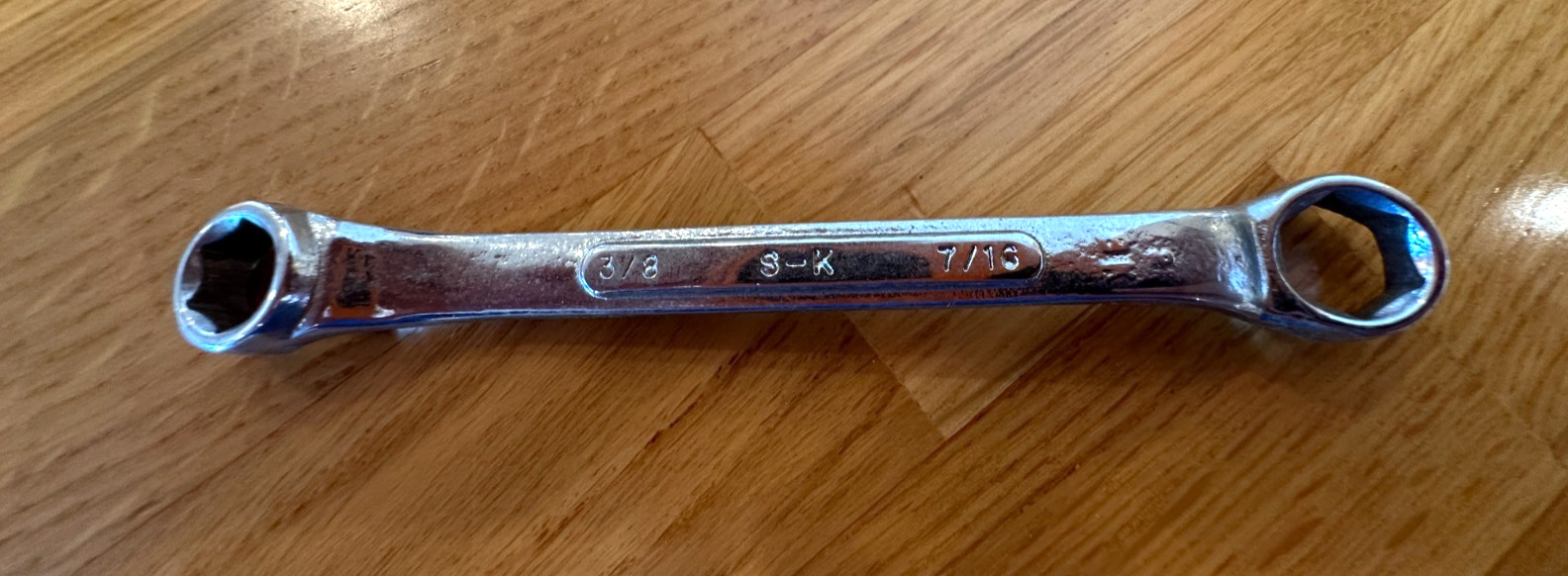 S-K 6 Point Offset Box Wrench 3/8″ X 7/16″ M-1214