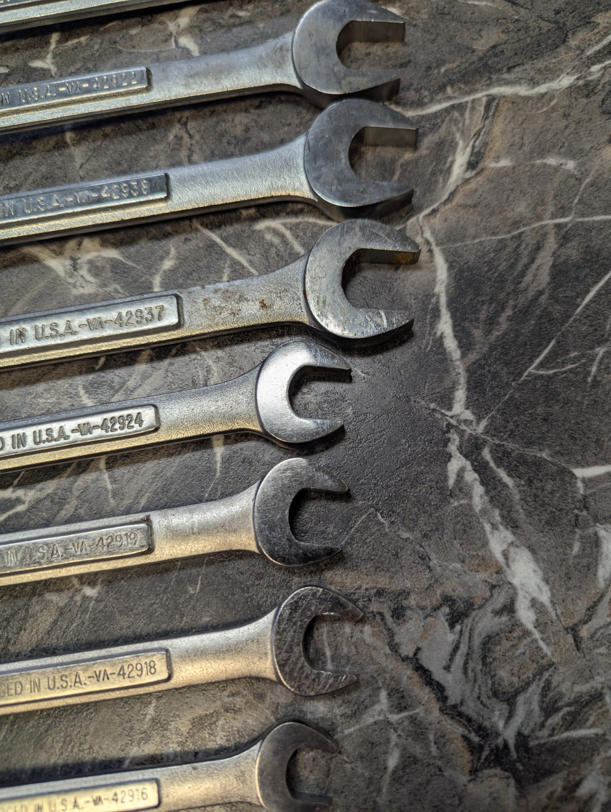 Craftsman Tools USA 11pc VA 9mm-24mm Large Metric (Rare) Combination Wrench Set