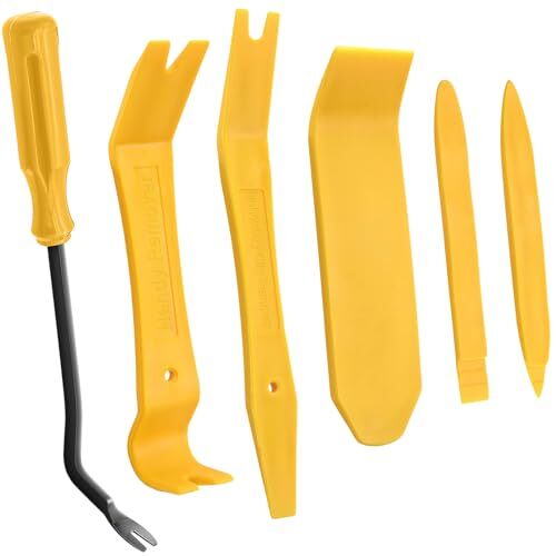 6 Pcs Auto Trim Removal Tool Kit Non-Scratch Dash Trim Molding Removal Tools