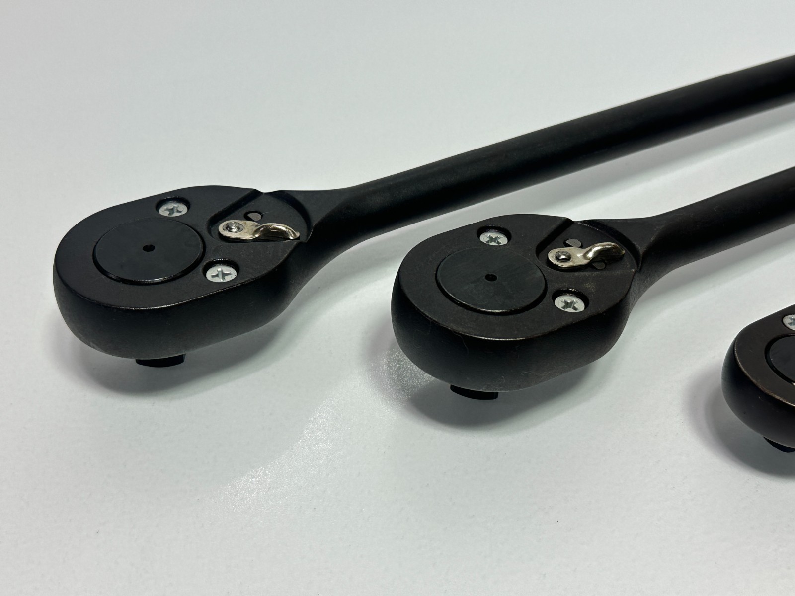 NEW Proto Tools USA 3pc Black Industrial Finish Ratchet Set, 3/8″ & 1/2″ Drive