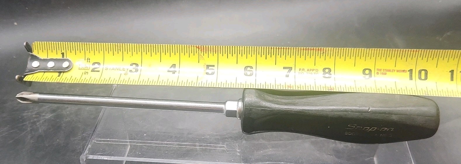 Snap-On Tools No. 3 Philips Head Screwdriver Black Hard Handle #SDDP63