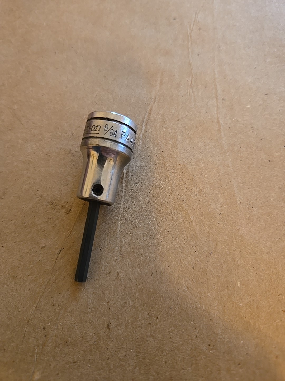 Snap On 3/8″ Drive 9/64″ SAE Hex Bit Driver Socket USA FA4.5A