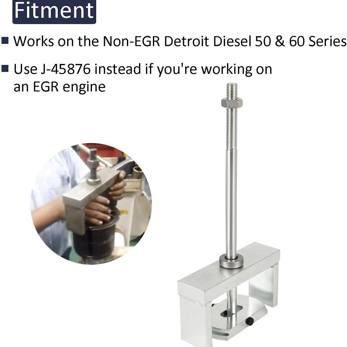 J-35791 for Non-EGR Detroit Diesel 50 60 Engine Cylinder Liner Puller M30143