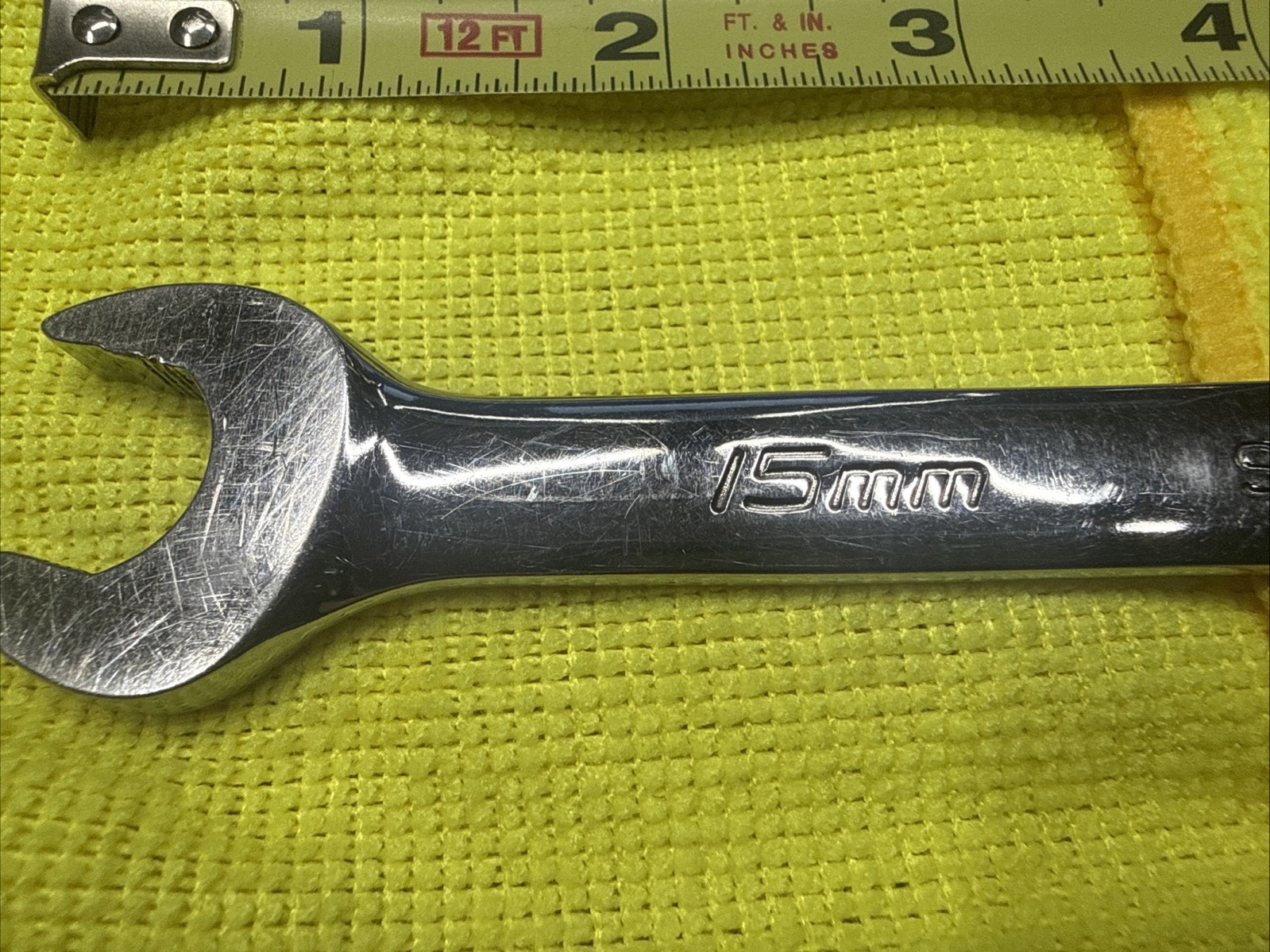 Snap-On Tools SOEXM15 15mm Metric 12 Point Flank Drive Plus Combination Wrench