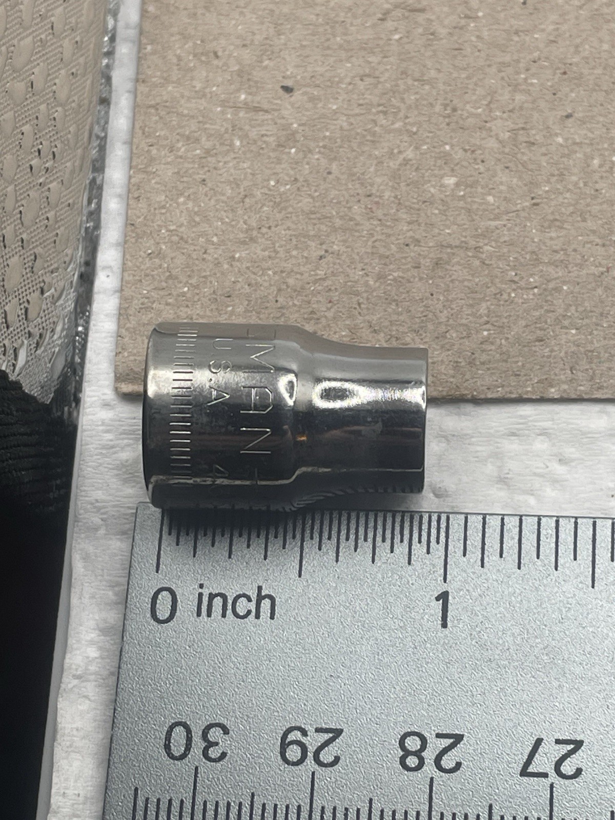 Craftsman USA 9mm 6 Point 3/8″ Drive Shallow Socket 43541 Inverted G Series
