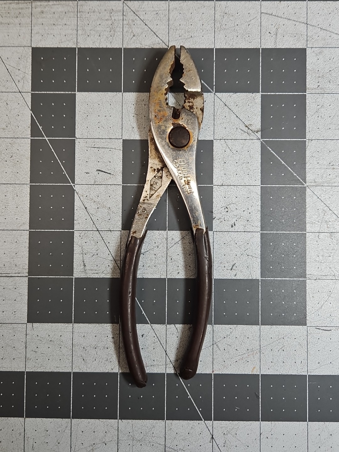 Blue-Point Tools Slip Joint Adjustable Pliers Worn Handle Patinad USA CD46CP