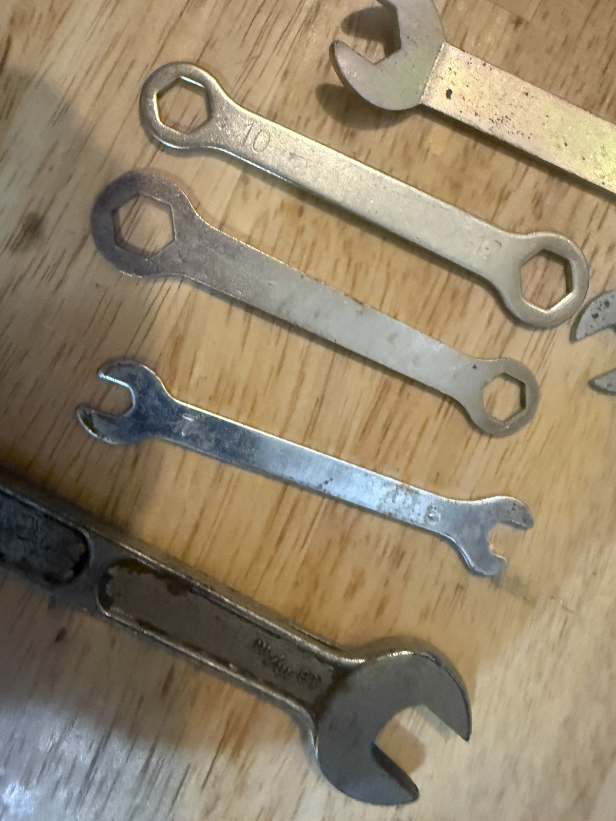 Lot Mixed USED wrenches- 20 total both metric and standard