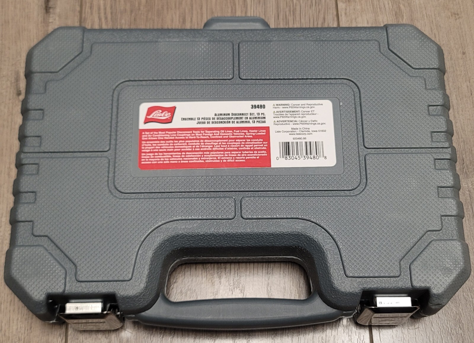 Lisle 13pc Master Aluminum Spring Loaded Line Disconnect Tool Set w/Case #39480