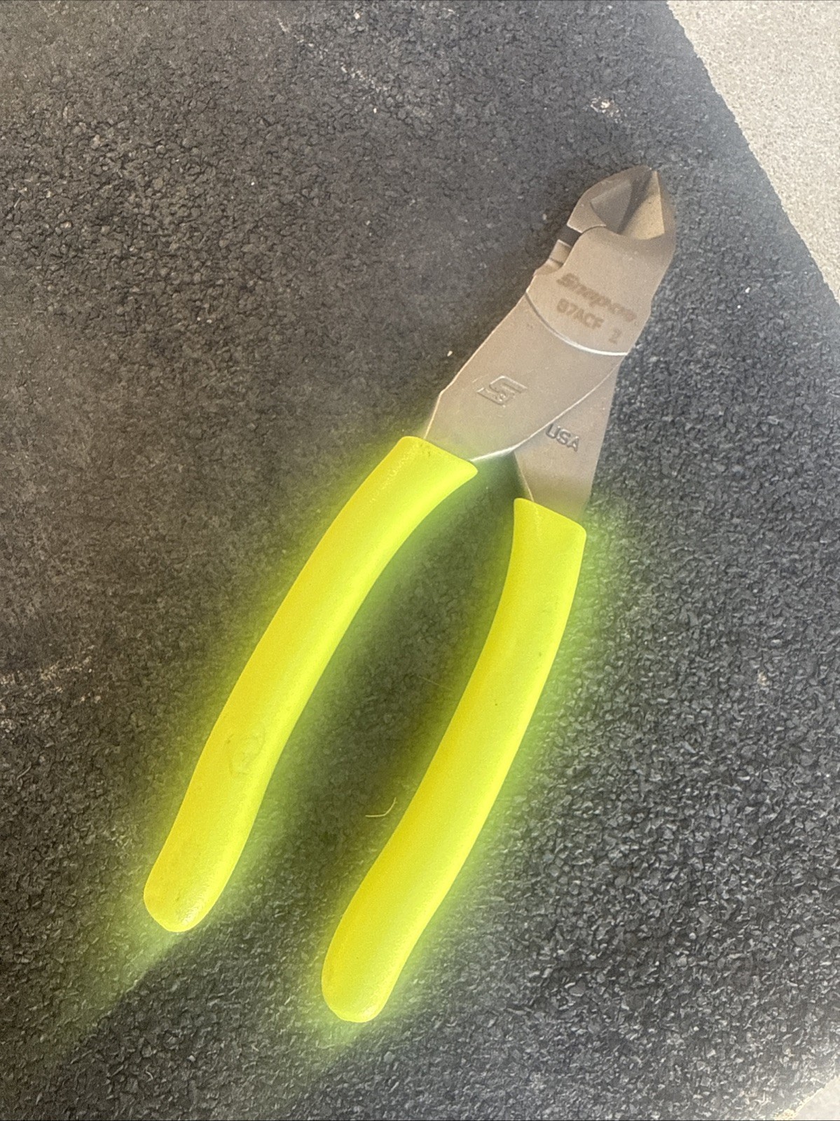 For Snap-on Tools USA NEW HI-VIZ Soft Grip 7″ Diagonal Cutter Pliers 87ACFHV