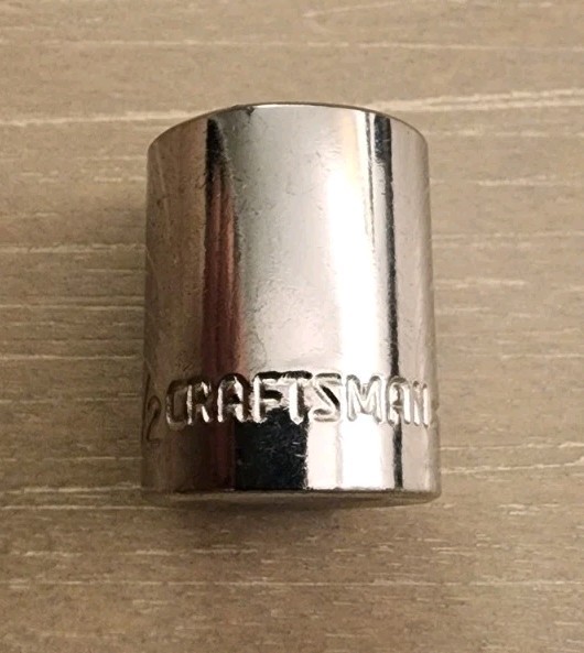 Craftsman 1/2″ Socket 6 Point 1/4″ Drive S-AG 43499