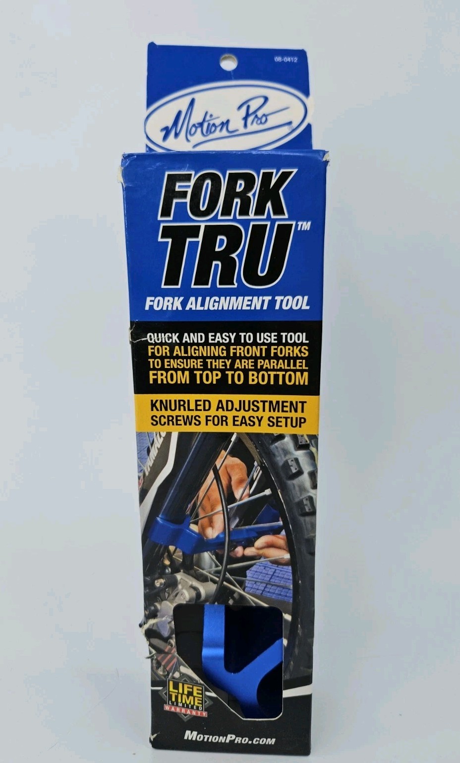 Motion Pro Fork Tru Motorcycle Front End Alignment Tool (08-0412)