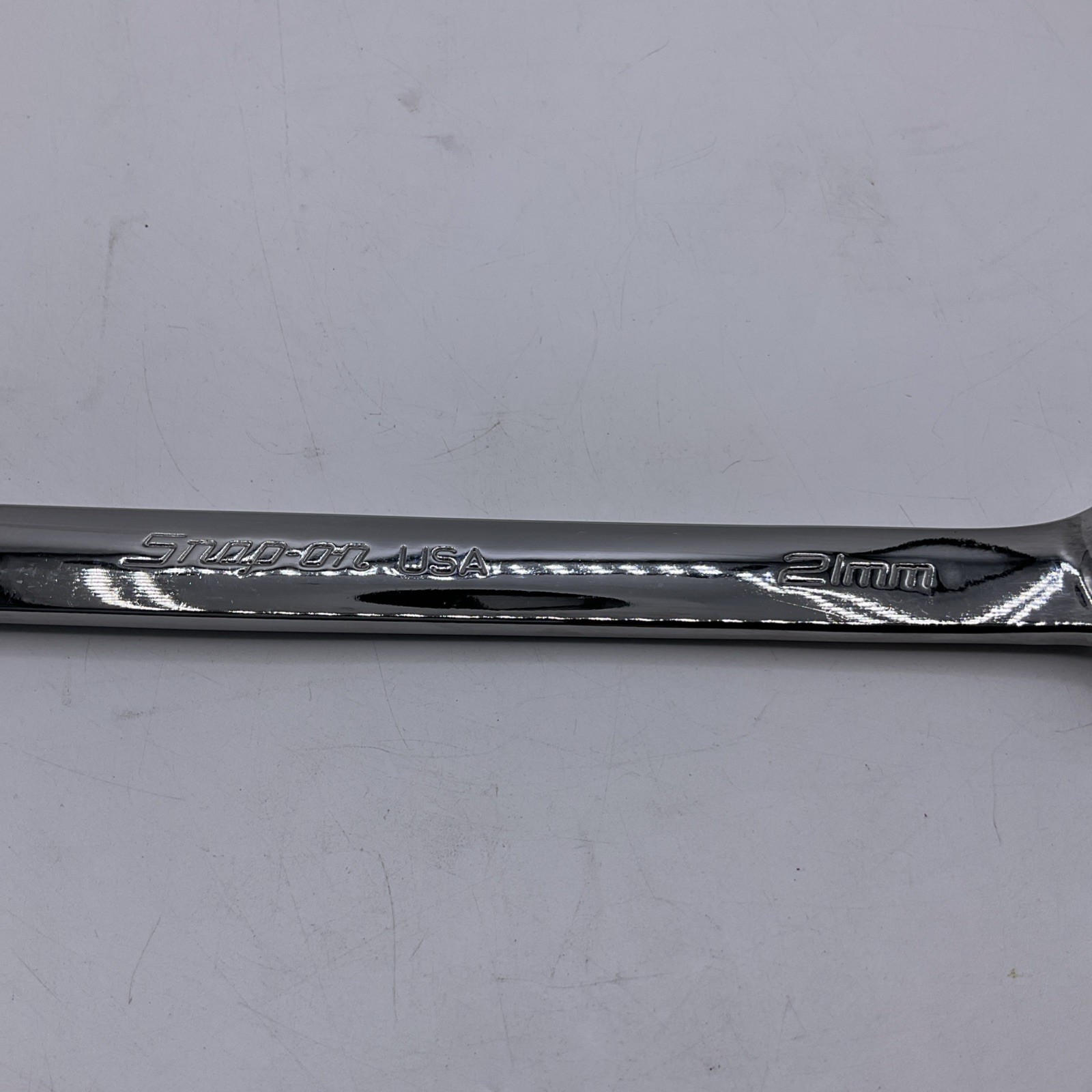 Snap-On OEXM210B 21mm 12 Point Combination Wrench Chrome USA New Old Stock