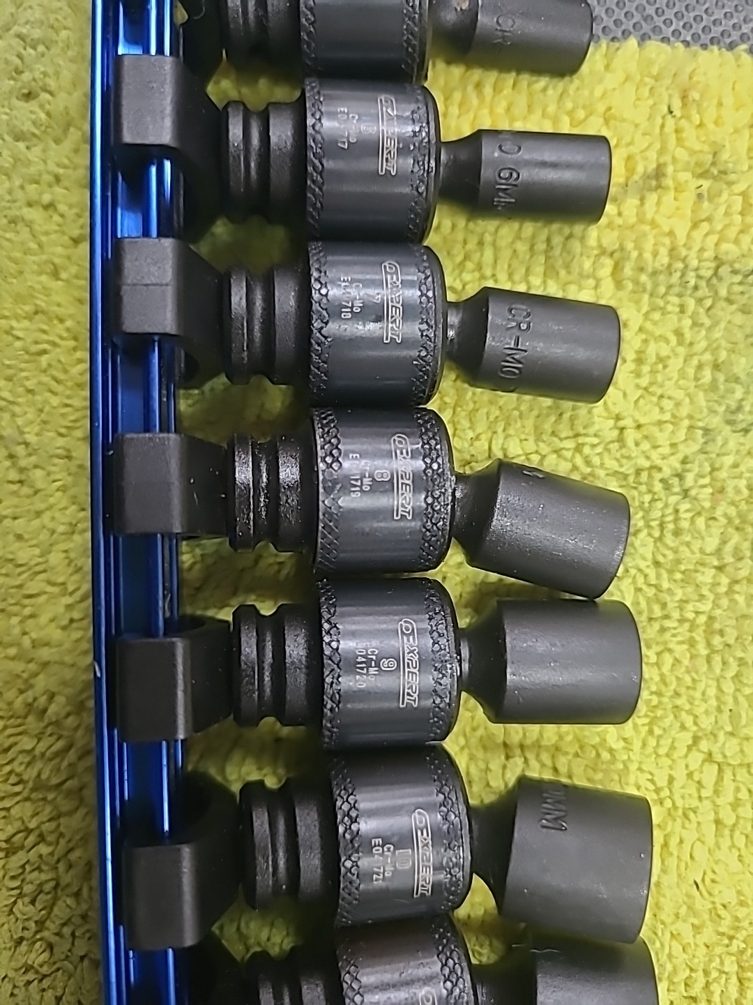 Expert CR-MO 6 Point Swivel Head Socket Set Metric Socket Set 5mm-15mm 12 Piece