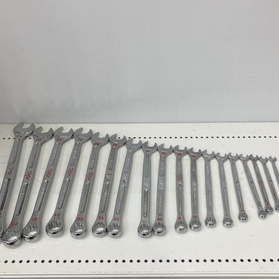 MAC TOOLS M7CL440 M24CL440 18pc Metric Combination Wrench Set Long Pattern 12 PT