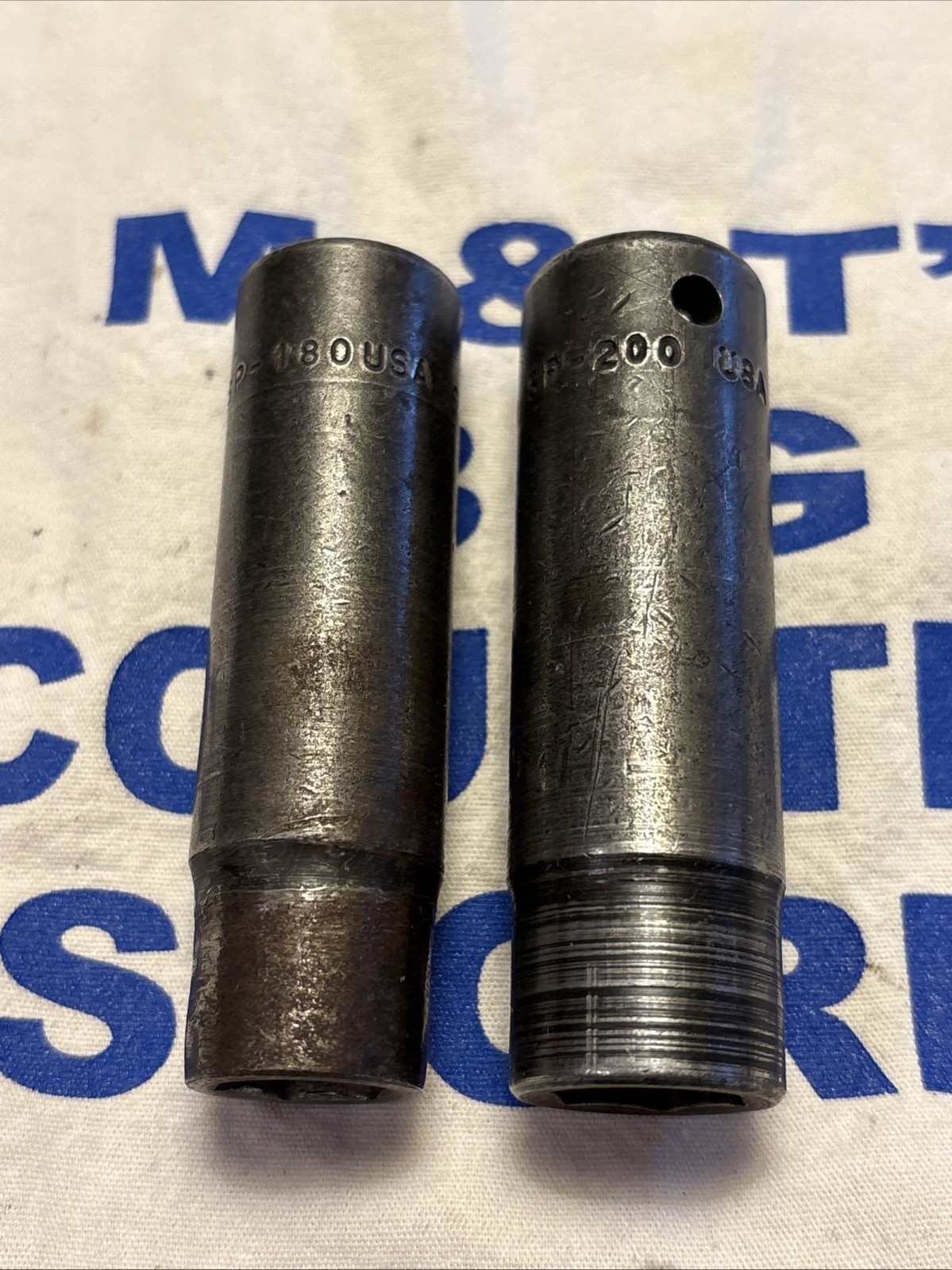 Snap-on Tools USA 1/2″ Drive 6pt SAE 9/16″ & 5/8″ Deep Impact Socket SP180,SP200