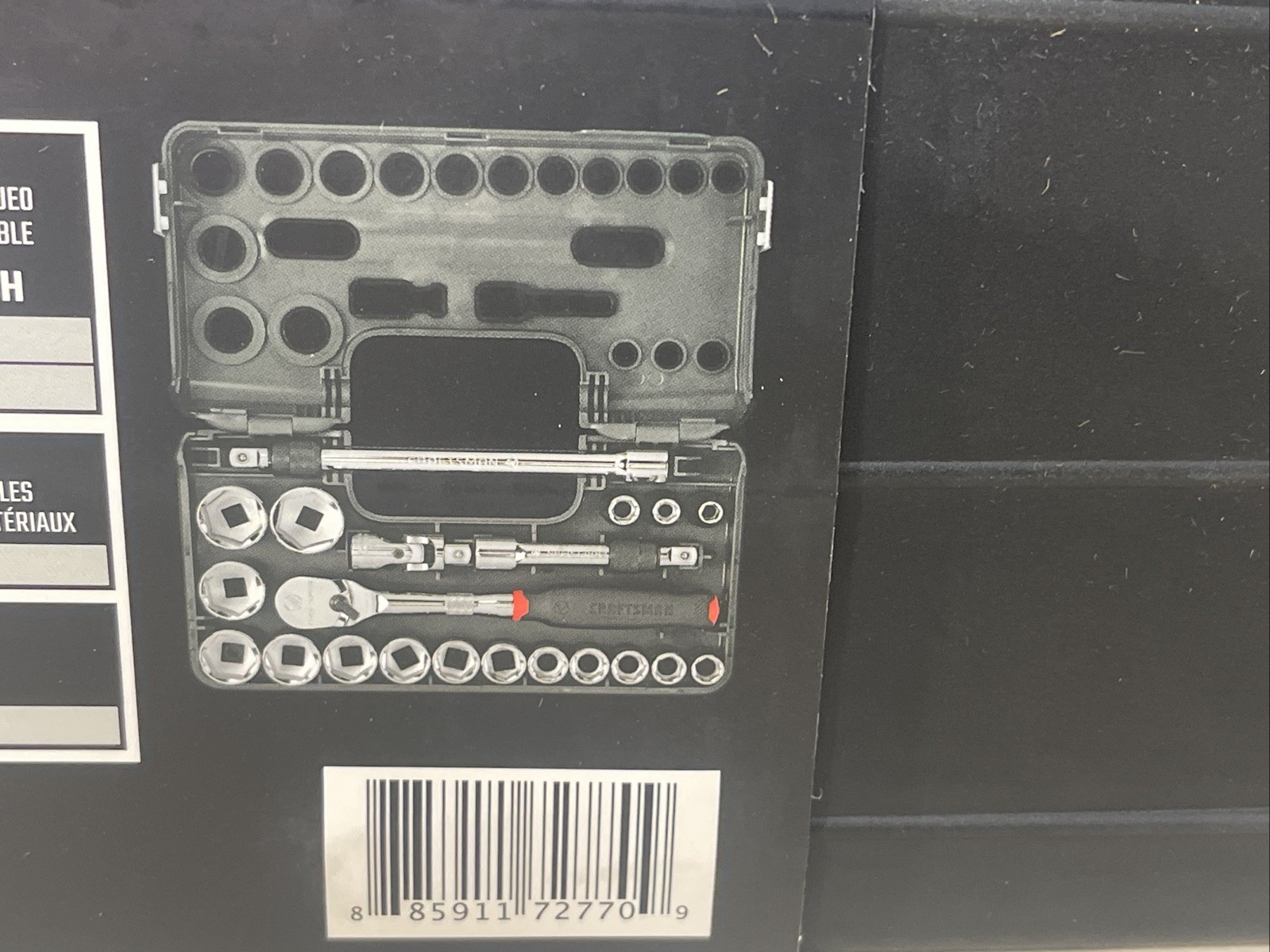 Craftsman V Series 21 Piece 1/2″ Drive Shallow SAE Socket Set CMMT45754V New