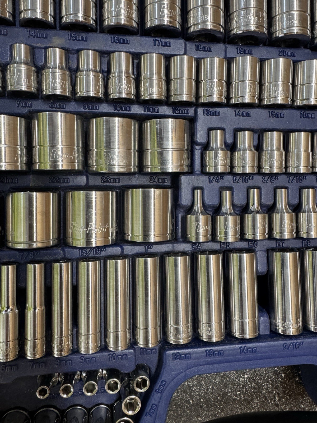 Blue Point BLPGSSC155 155 pc Combination Drive SAE / Metric General Service Set