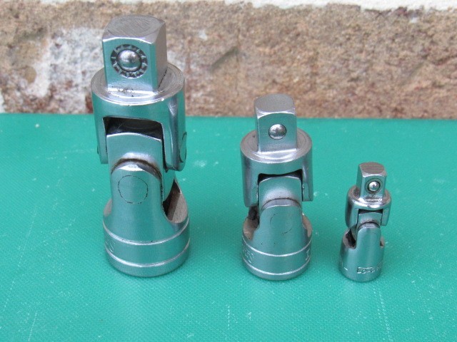 SNAP ON 103UFTS 1/4″ 3/8″ 1/2″ 3 PIECE UNIVERSAL SWIVEL JOINT SET TMU8 FU8A S8