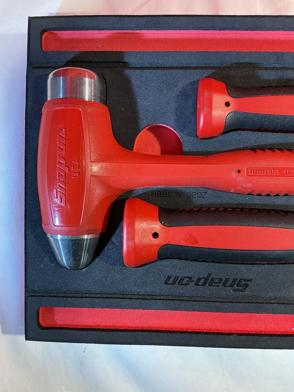 Snap on Multi ball peen hammer set