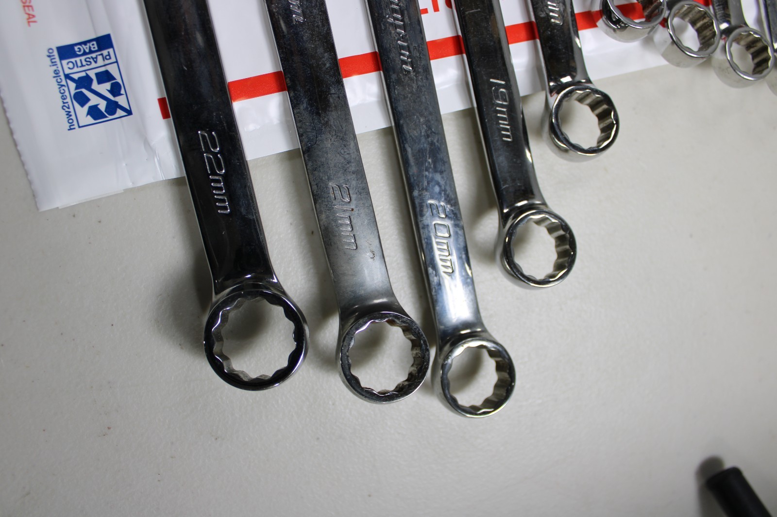 Snap on OEXM713B 13 Pc Metric Wrench Set 10-22mm