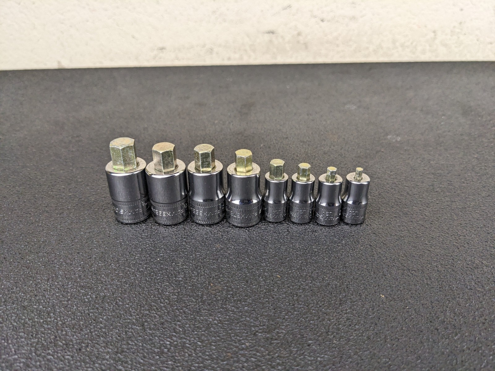 #bp503 Snap-on 1/4″ 3/8″ Drives Stubby Metric Hex Socket driver Set 208EFTAMXSY