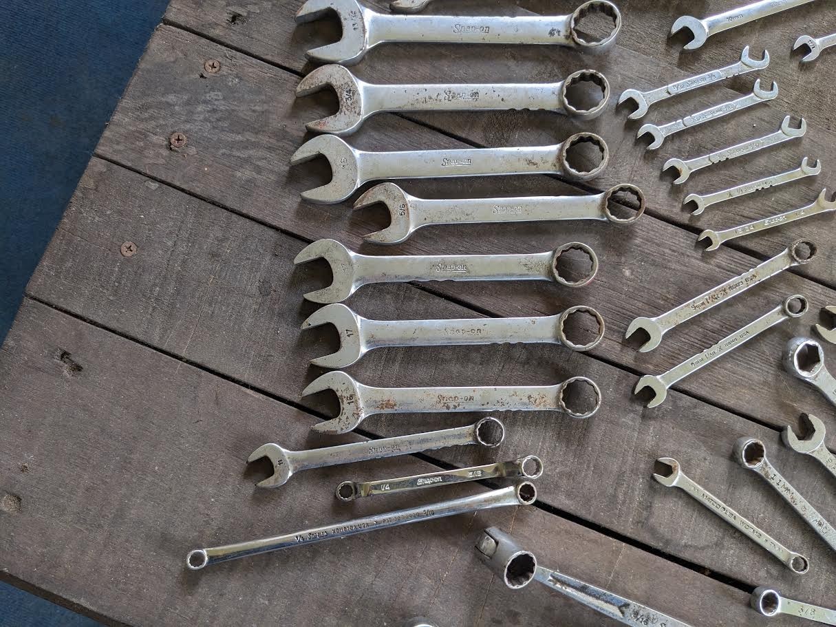 Snap on, Matco, MAC, etc. mixed lot of various wrenches