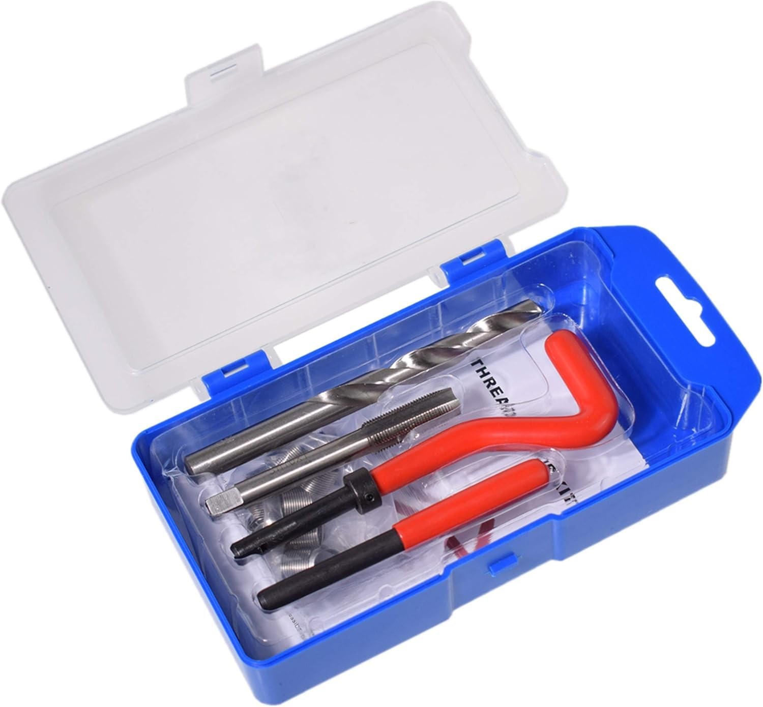 Alltooetools M12 X 1.75 Thread Repair Kit, x 1.75mm, Black & Silver