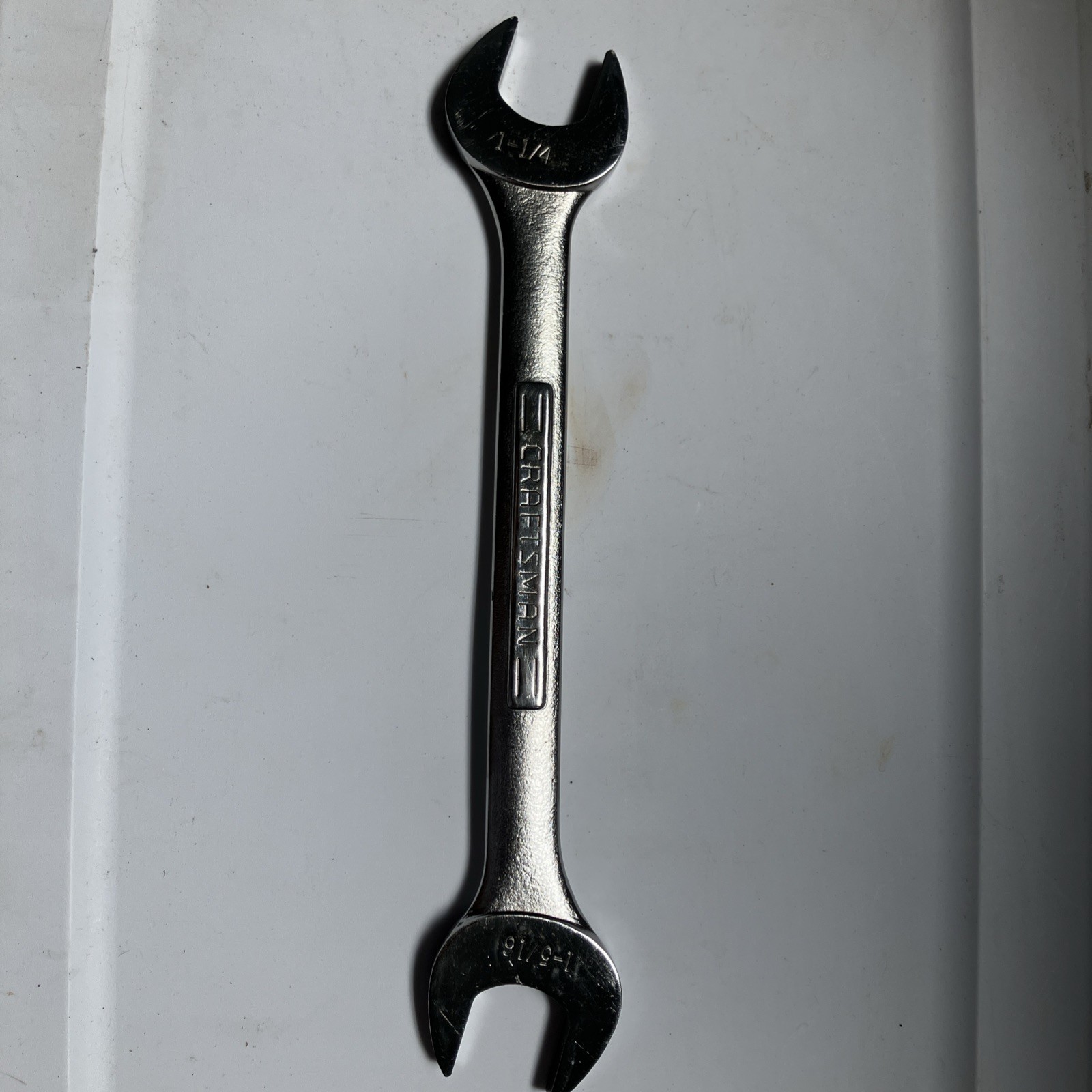 Open End Wrench Craftsman -VV- 44587 1-1/4″ x 1-5/16″ SAE Standard Vintage USA