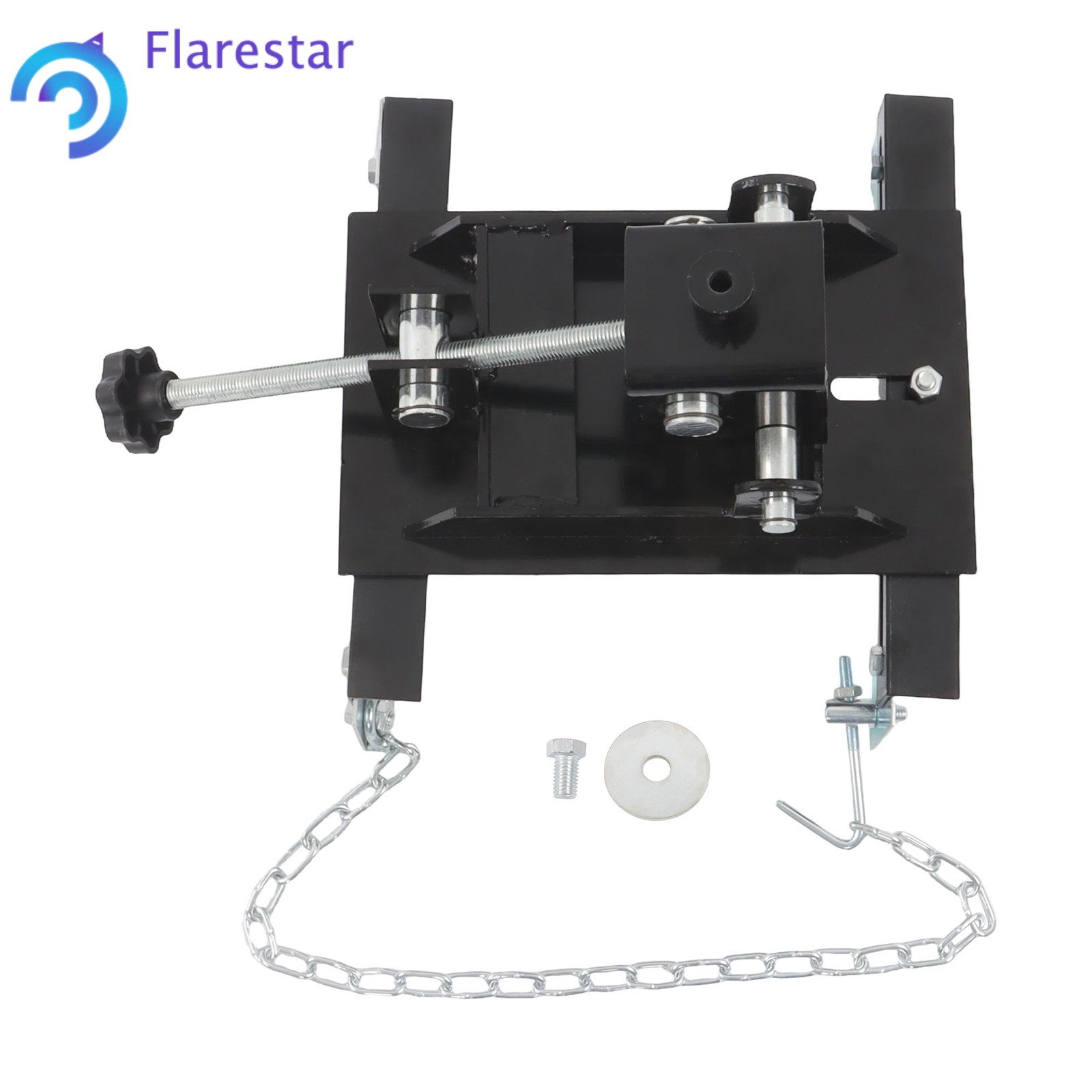 Black 1/2 ton 1100lbs Transmission Floor Jack Adapter for Vehicle Repairs