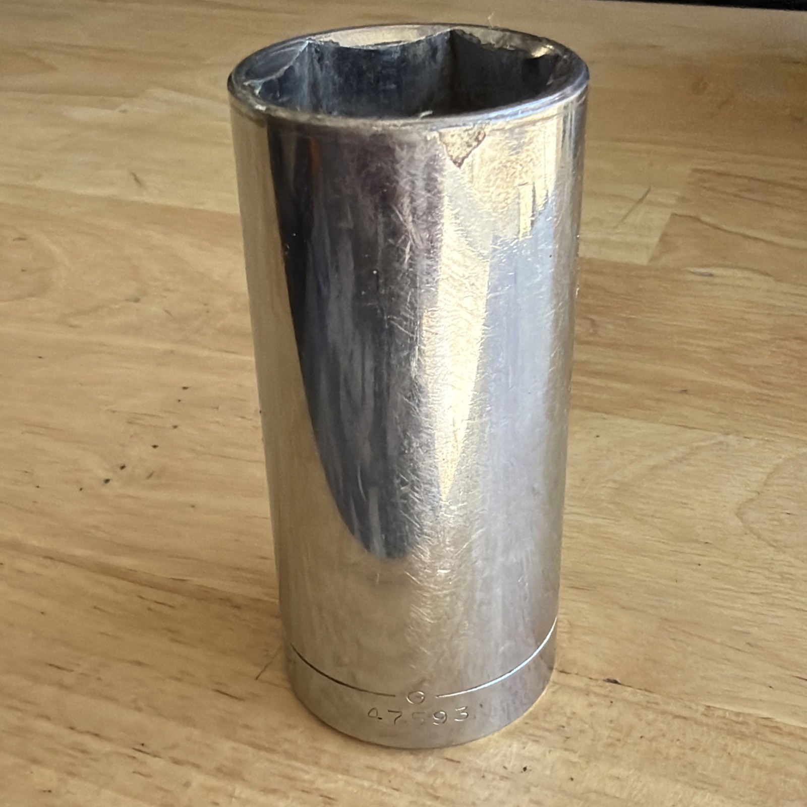 Craftsman 1-1/8″ Deep Socket 1/2″ Drive 6 Point G Series 47593 Made in USA
