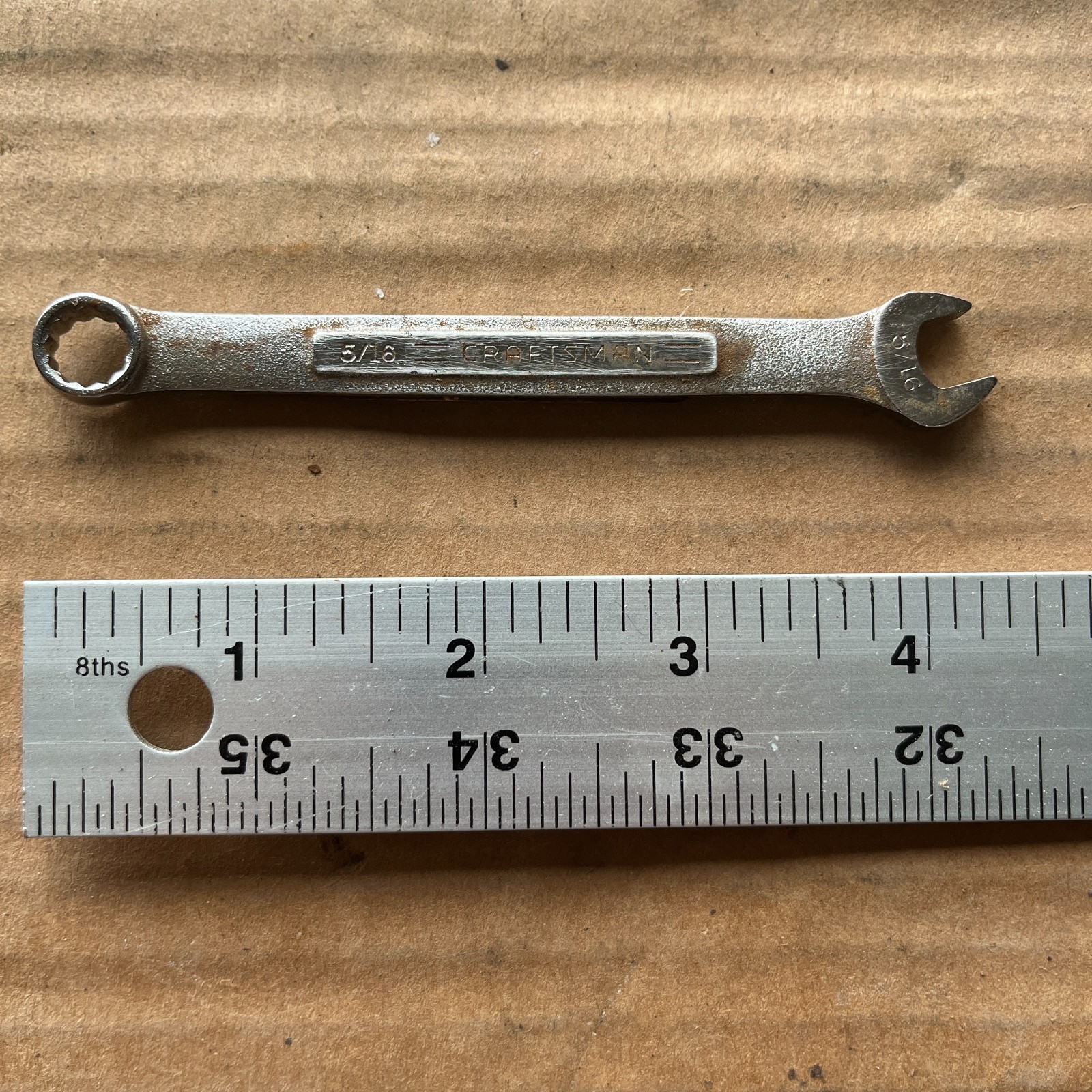 Craftsman 5/16″ in. SAE Combination Wrench Vintage V 44691 Made in USA