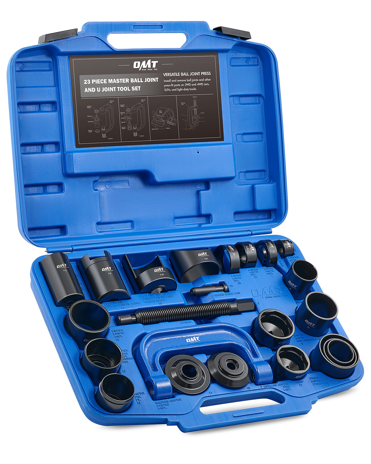 OMT 23pc Ball Joint Press Kit Ball Joint Removal Tools Automotive Service Tools