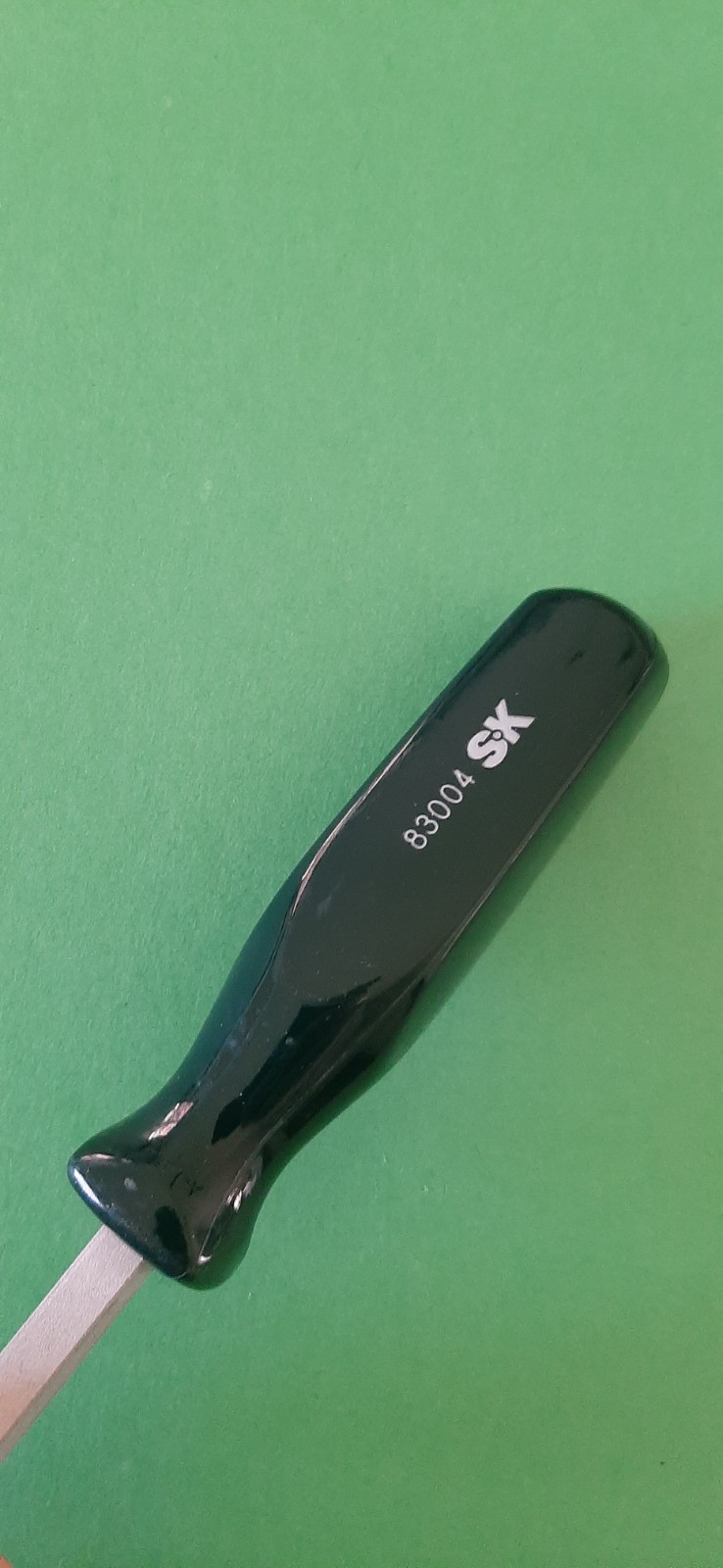 NOS NEW SK S-K Tools 6″ Long Shank Flat Tip Slotted Screwdriver 83004 France 1J