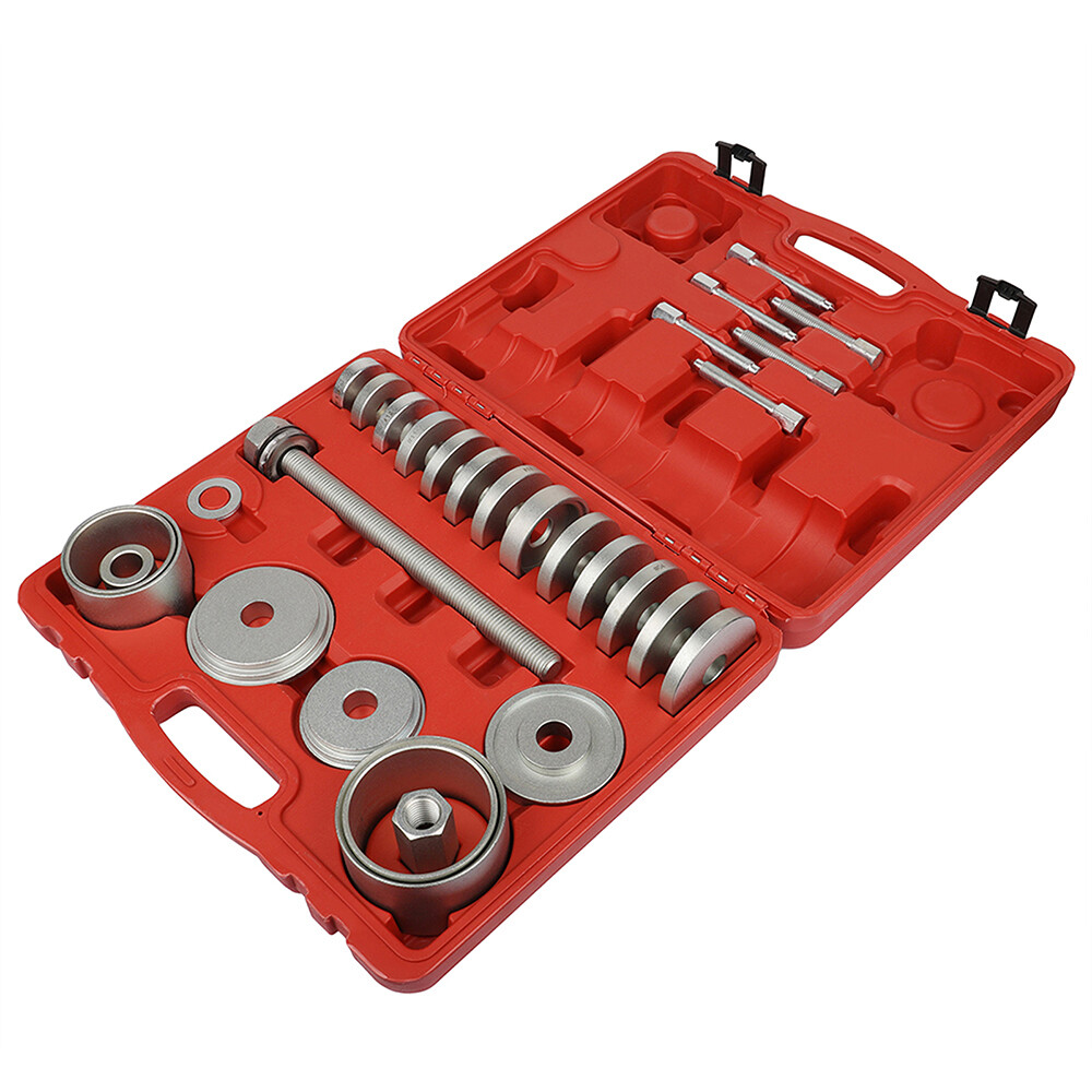 31Pcs Front Wheel Drive Hub Bearing Puller Remover Installer Tool Set