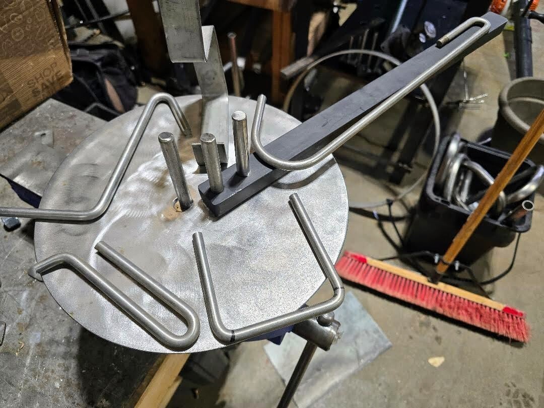 Higley Welding Flat Stock-Rod Bar Bender-Vise Jaw Mount