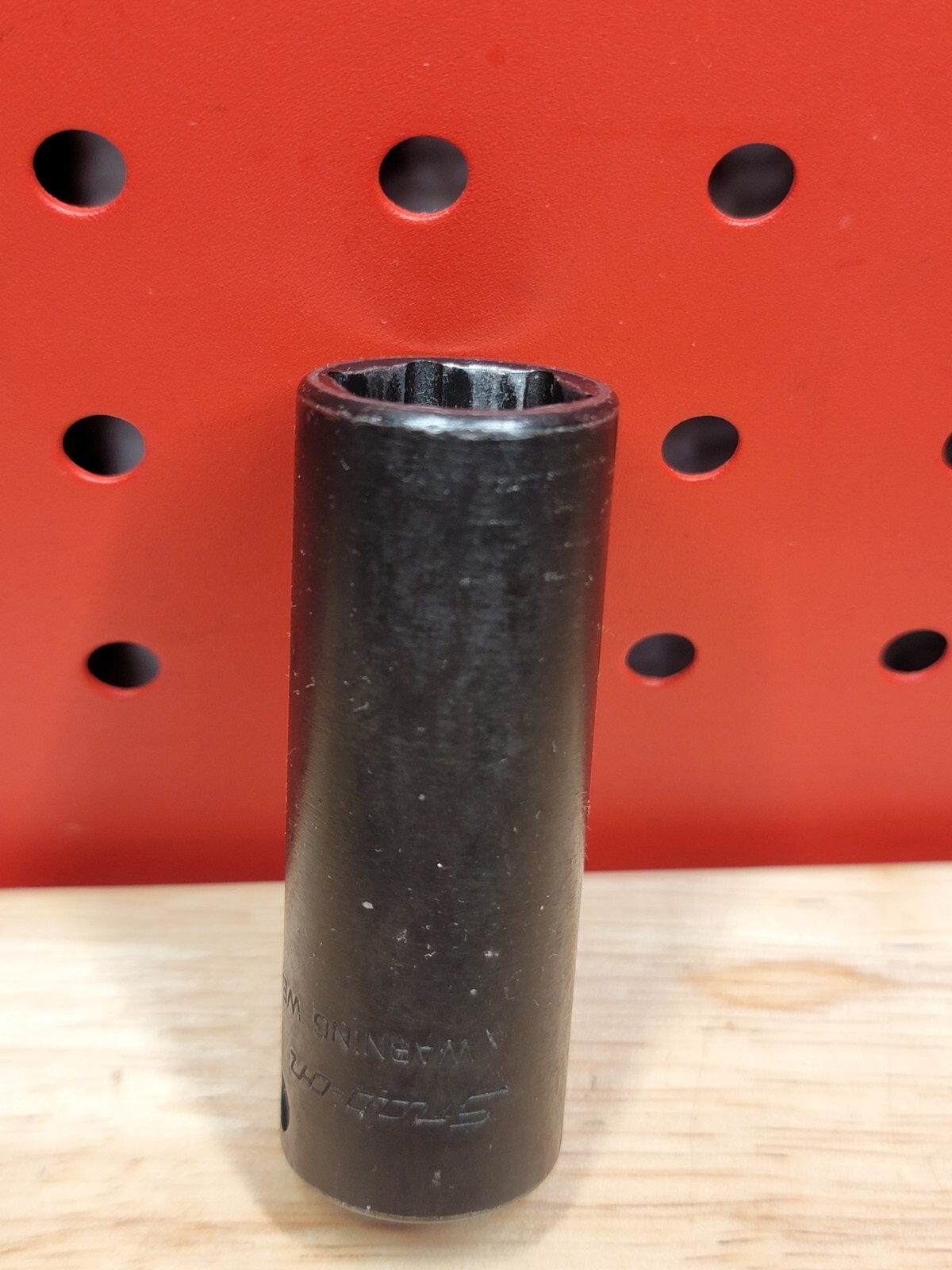Snap-on Tools SIMF220 11/16″ SAE 3/8″ Drive 6-Point Deep Impact Socket USA