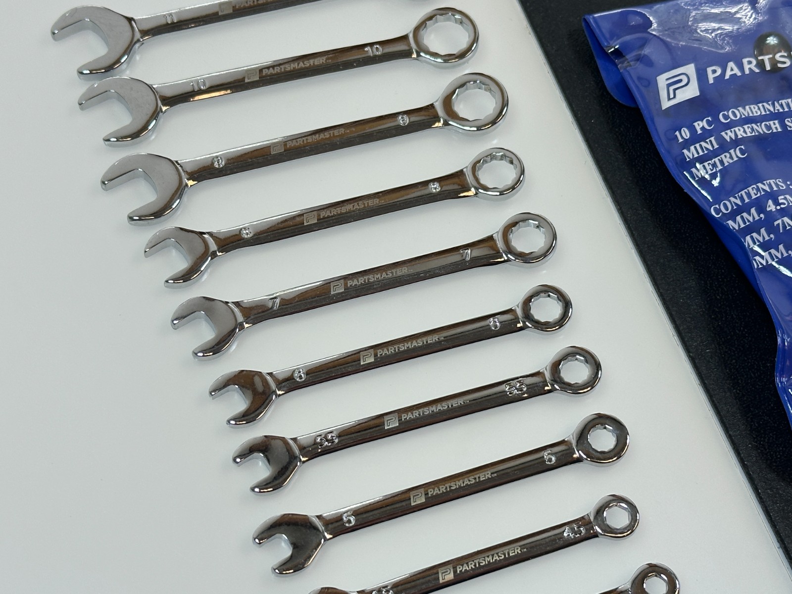 LAWSON Tools DY89250420 9pc Ignition Metric 4mm-11mm Mini Combination Wrench Set