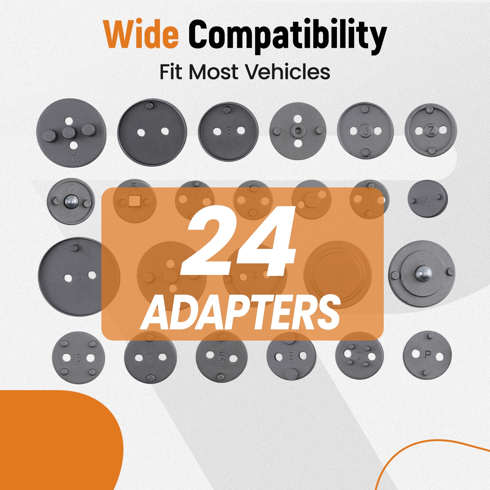 35PCS Set Universal Car Disc Brake Caliper Piston Rewind Wind Back Tool Kit