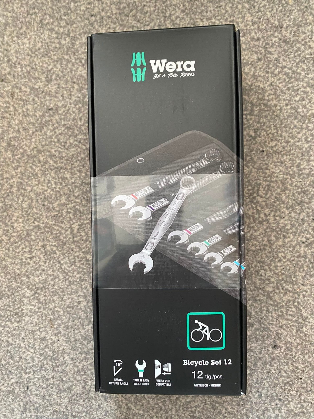 Wera 05004181001 Bicycle Ring Spanner, 12-Piece Set Sealed New ✅