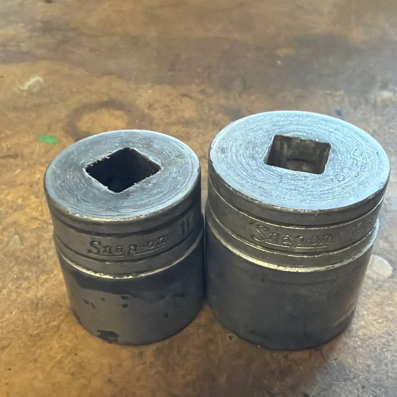 SNAP ON 1/2 INCH DRIVE SOCKETS SW-381 &SW-341 SIZE 1 3/16 &1 1/16