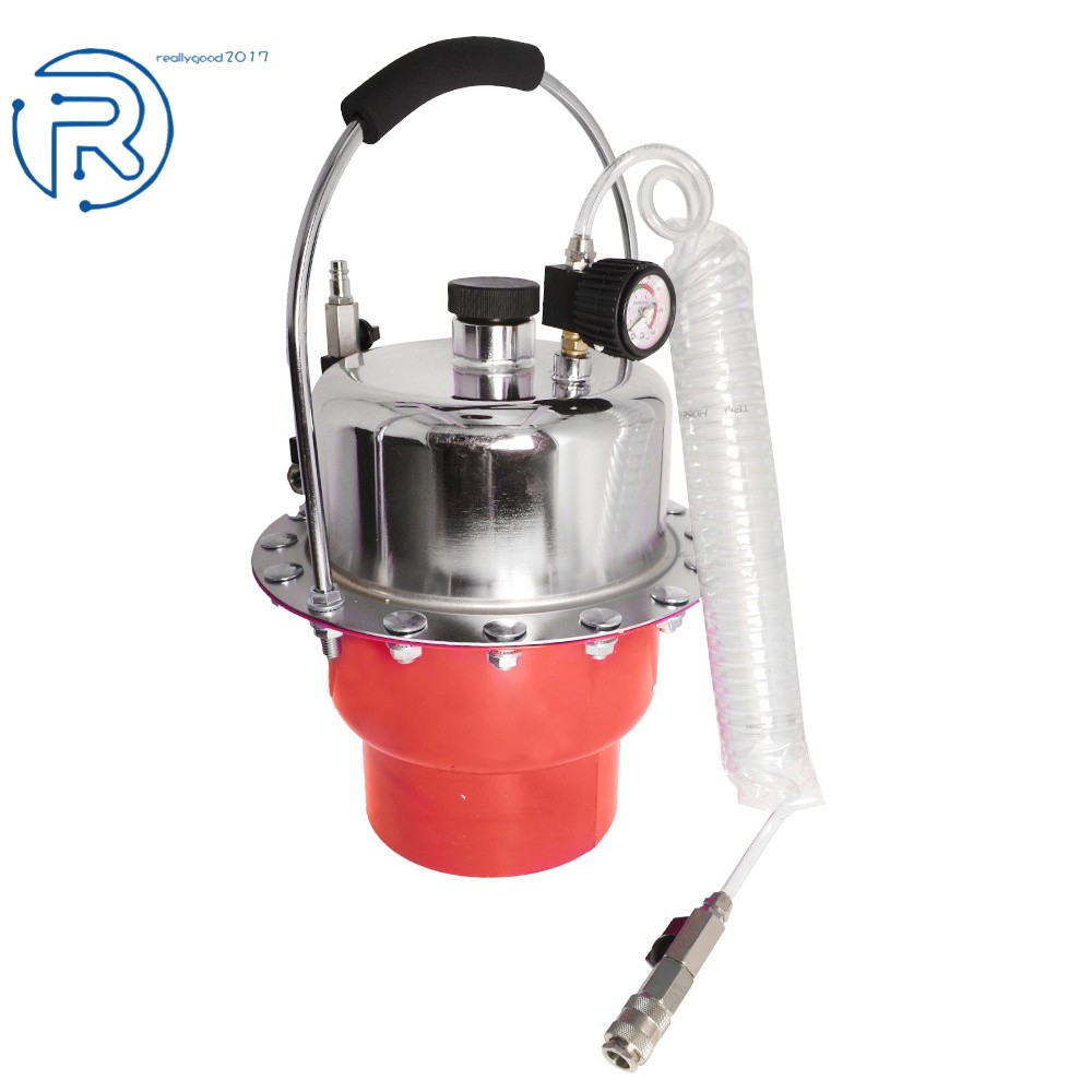 Portable Pneumatic Air Pressure Kit Brake & Clutch Bleeder Valve System Tool Kit