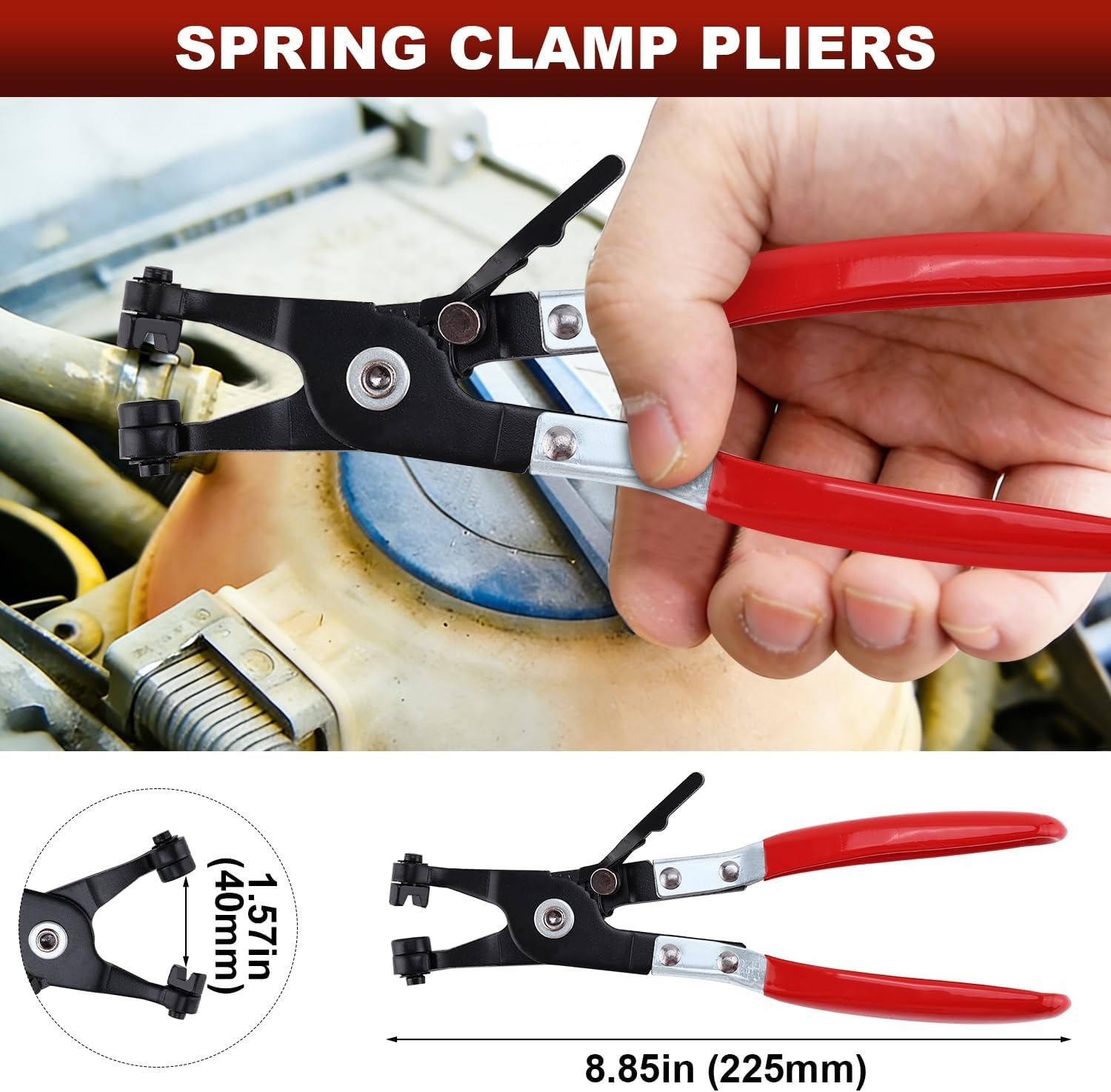 8Pcs Fuel Line Disconnect Plier Hose Clamp Pliers Electrical Disconnect Pliers